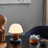 kf-S31e14e0153c74bdfa7bff16c190ad3cbl Abajur Sem Fio Cogumelo USB Recarregável LED Toque Para Salas, Quartos e Home Office