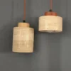 kf-S3322494d1d104dda8f9e1a36b7186339U-1 Pendente Estilo Japonês Wabi-Sabi Acabamento Natural Para Mesa Jantar e Bancada de Cozinhas e Lavabos