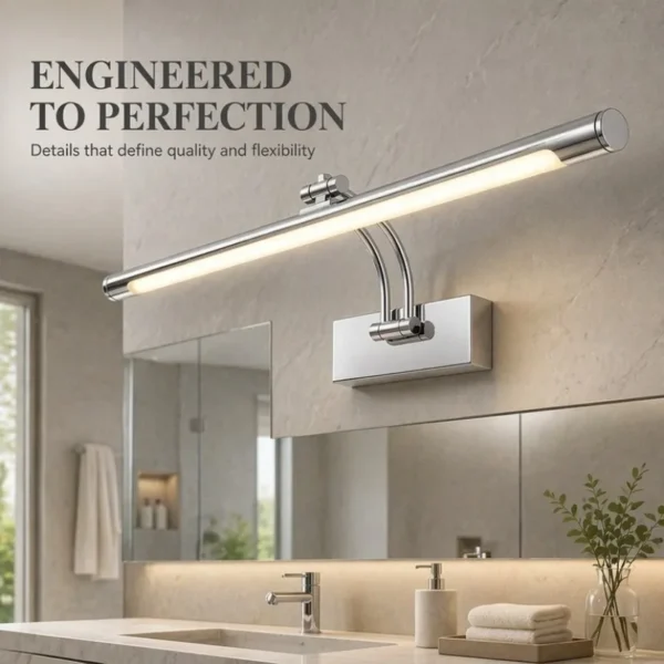 kf-S3a53aaf0642f494c964a3174427d4b965 Arandela Linear Minimalista Facho de Luz Ajustável De Alumínio Para Quadros e Espelhos em Lavabos e Banheiros