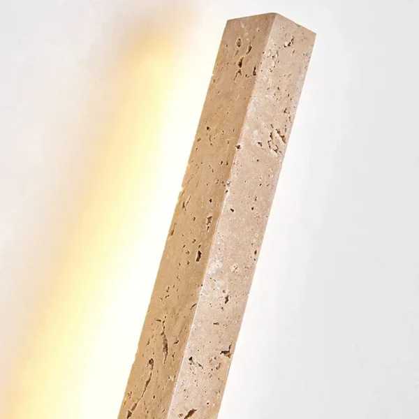 kf-S3f694f9c63554bba89fbb228c151d411s Arandela Linear Rústica Wabi-Sabi em Travertino Cor Natural Para Quartos, Salas e Lavabos