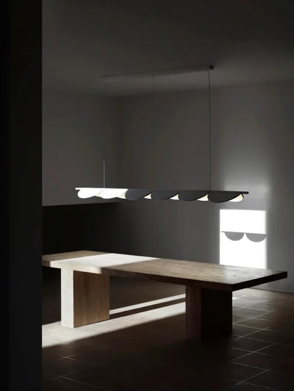 Lustre Design Italiano Aço inoxidável Patrícia Urquiola - Almendra – Réplica Chinesa