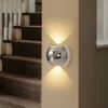 Arandela Minimalista Sem Fio Com LED Recarregável Com Fixação Magnética Para Quartos, Salas e Hall de Entrada