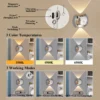 Arandela Minimalista Sem Fio Com LED Recarregável Com Fixação Magnética Para Quartos, Salas e Hall de Entrada
