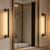 kf-S46e8019be35c4f4eab057cce8f434416a Arandela Minimalista Linear LED 360 ° Rotativa em Latão Para lavabos, Hall de Entrada e Salas