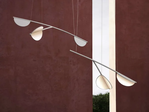 Lustre Design Italiano Aço inoxidável Patrícia Urquiola - Almendra – Réplica Chinesa