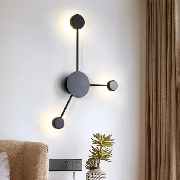 kf-S4af4fbab6efd4d9d98c8e34bd79da47el Arandela Contemporâneo Alumínio Design Nórdico
