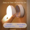 Arandela Sem Fio Luz 360° Noturna Com Sensor Movimento LED Recarregável Para Salas, Quartos e Corredores
