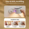 Arandela Branco Moderna LED Recarregável Sem Fio Para Cabeceira Cama, Salas e Home Office