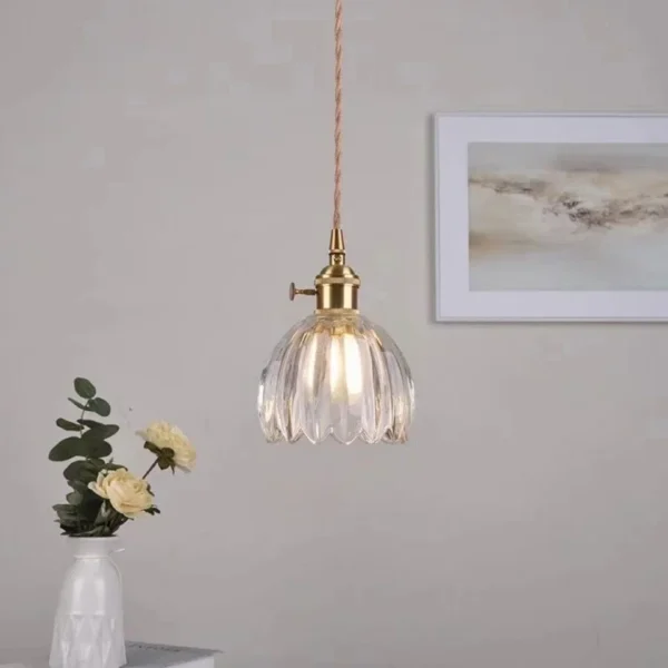 kf-S50c24bcd084546d3943cba938030feaaG Pendente Vintage Flor De Vidro Para Bancada e Mesa de Jantar