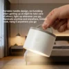 Arandela Branco Moderna LED Recarregável Sem Fio Para Cabeceira Cama, Salas e Home Office