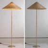 Luminária de Chão Retrô Nórdica Trançada Paavo Tynell 9602 – Réplica Chinesa