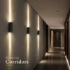 Arandela IP65 com fachos para áreas externas LED 12W IP65 Feixe Estreito Para Varandas, Fachadas e Jardins