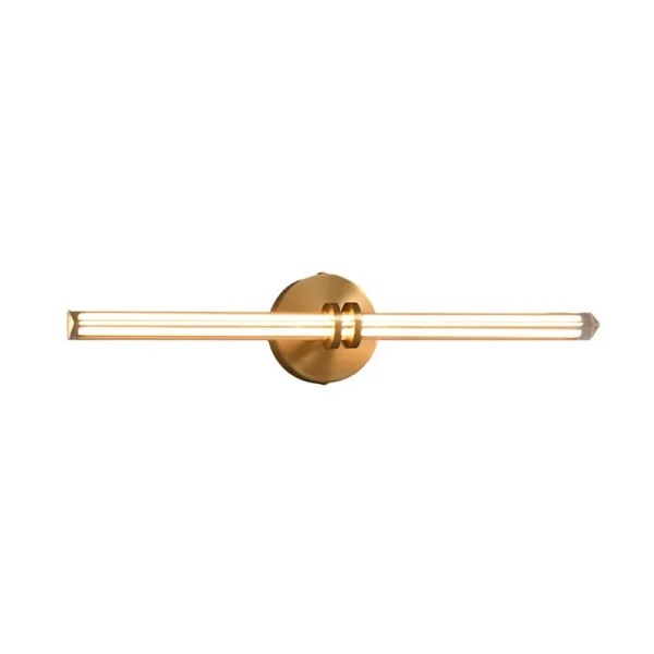 kf-S5b46b22189fa4776bf82938c54882f4fx Arandela Linear Moderna Alumínio Dourado Para Espelho, Hall Entrada e Salas