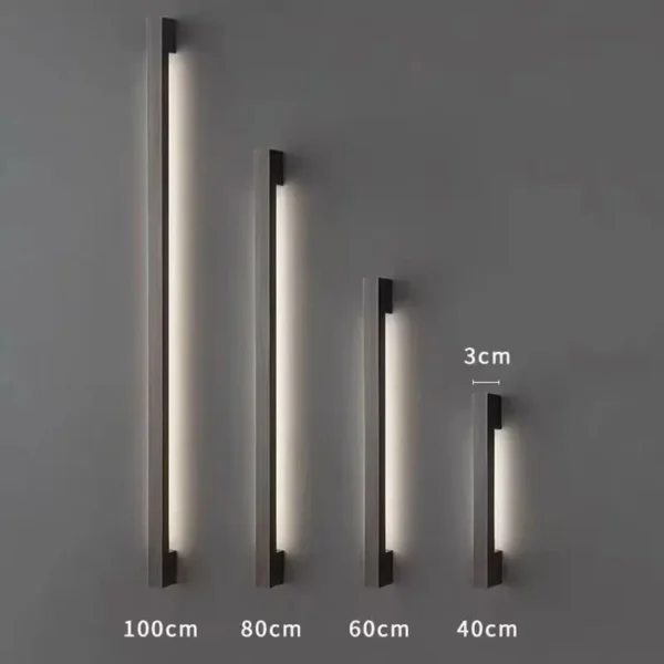 kf-S5eed348170154599b62f88e64f240661M Arandela Minimalista Linear Com Alça Alumínio Preto Para Sala Estar, Quartos e Hall de Entrada