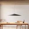 kf-S5f242f159d1b4a51934316b088d832c6k Pendente Preto Chapéu Japonês Minimalista Disco Voador