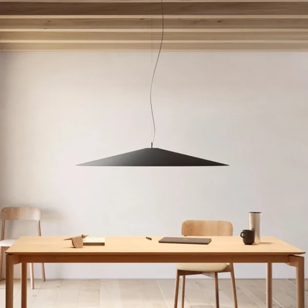 kf-S5f242f159d1b4a51934316b088d832c6k Pendente Preto Chapéu Japonês Minimalista Disco Voador