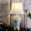 kf-S63c0b62b7d2f4022a27ec901e5bc1ca0s Abajur Escultural Formas Orgânicas De Cerâmicas Estilo Chinês Para Mesa Quartos e Salas