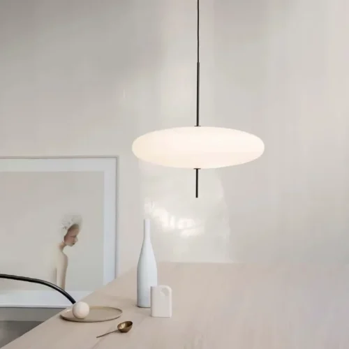 Pendente Disco Voador Gino Sarfatti Model 2065 – Réplica Chinesa
