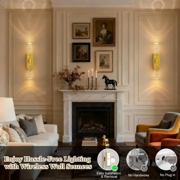 kf-S6eb9282da6194b6699023486581b76e27 Arandela Tubular Moderna Arandela LED Nórdica de Cristal Recarregável Magnética Sem Fio Para Quartos, Sala de Estar e Lavabos