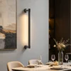 kf-S7260f5143f4d4385b8e943a46f10f84bf Arandela Minimalista Linear LED 360 ° Rotativa em Latão Para lavabos, Hall de Entrada e Salas