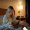 kf-S74286d5b9f31468cb8da3da794cb4900K Arandela Recarregável Sem Fio com Cúpula em Tecido e Luz RGB para Quarto e Sala de Estar