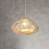 Lustre Forma Orgânica Escultural De Vidro Para Sala de Jantar e Quartos Lustre Forma Orgânica Escultural De Vidro Para Sala de Jantar e Quartos