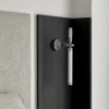kf-S79a2439162134a3394ff37ba4b71031b5 Arandela Linear Retrô Elegante Prata De Braço Ajustável Para Quartos, Salas, Hall de Entrada e Lavabos