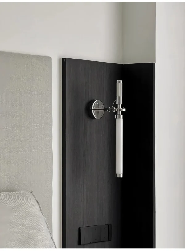 kf-S79a2439162134a3394ff37ba4b71031b5 Arandela Linear Retrô Elegante Prata De Braço Ajustável Para Quartos, Salas, Hall de Entrada e Lavabos