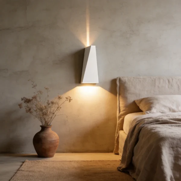 kf-S7a1f71df5a8741af98a735b859ee1785S Arandela Moderna Alumínio 2 Fachos de Luz IP65 Com 2 Fachos LED Para Jardins e Fachadas