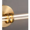 kf-S7c8e2231426d4b7d8cdaaf984524f2adg Arandela Linear Moderna Alumínio Dourado Para Espelho, Hall Entrada e Salas