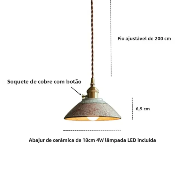 kf-S7e4e617395484fc080ce37816f534c0bj Pendente De Cerâmica Vintage Botão Interruptor Mesa Jantar e Bancadas