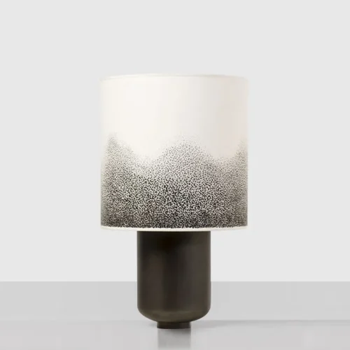 Abajur Metal Preto Pós-Moderno LED