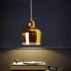 kf-S82b839ae3f5746819bd23e205e47cc41P Pendente Moderno Metal Polido Alvar Aalto → A330S Golden Bell – Réplica Chinesa