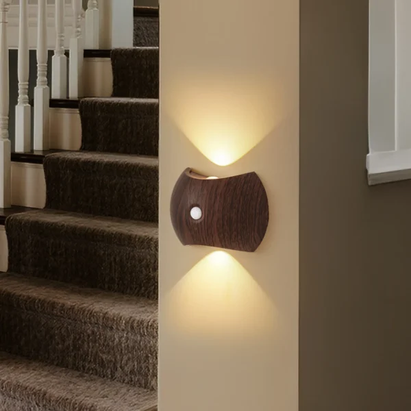 Arandela Minimalista Sem Fio Com LED Recarregável Com Fixação Magnética Para Quartos, Salas e Hall de Entrada