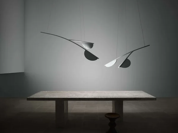 Lustre Design Italiano Aço inoxidável Patrícia Urquiola - Almendra – Réplica Chinesa