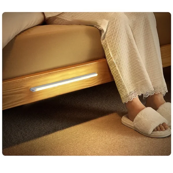 Arandela Portátil Sem Fio De Usb Recarregável Com Sensor De Movimento Para Quartos e Salas