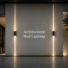 Arandela IP65 com fachos para áreas externas LED 12W IP65 Feixe Estreito Para Varandas, Fachadas e Jardins