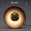 Luminária De Mesa Disco Com LED Luz Indireta