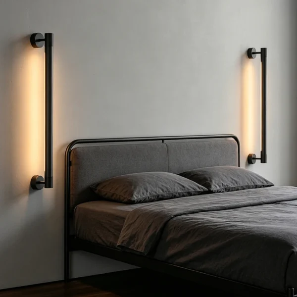kf-S99b68eda38c24f039864193314e59d3ad Arandela Minimalista Linear LED 360 ° Rotativa em Latão Para lavabos, Hall de Entrada e Salas