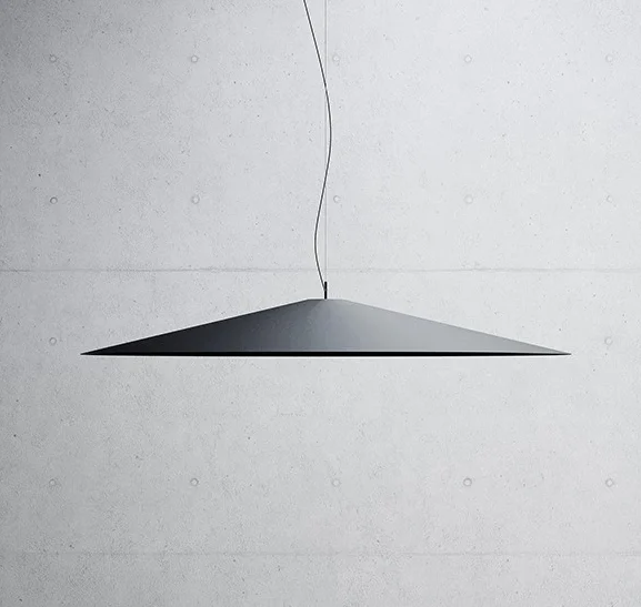 kf-Sa05263a6a0f142aa80aa0240d72a01eaA Pendente Preto Chapéu Japonês Minimalista Disco Voador