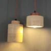 kf-Sa894e40c9bc242ba9d85656f31fd41f2w Pendente Estilo Japonês Wabi-Sabi Acabamento Natural Para Mesa Jantar e Bancada de Cozinhas e Lavabos