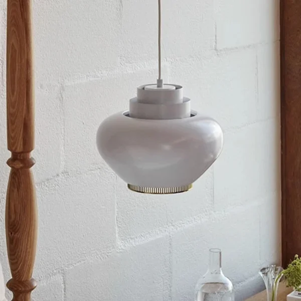 Pendente Design Contemporâneo Alvar Aalto → A333 Turnip  – Réplica Chinesa
