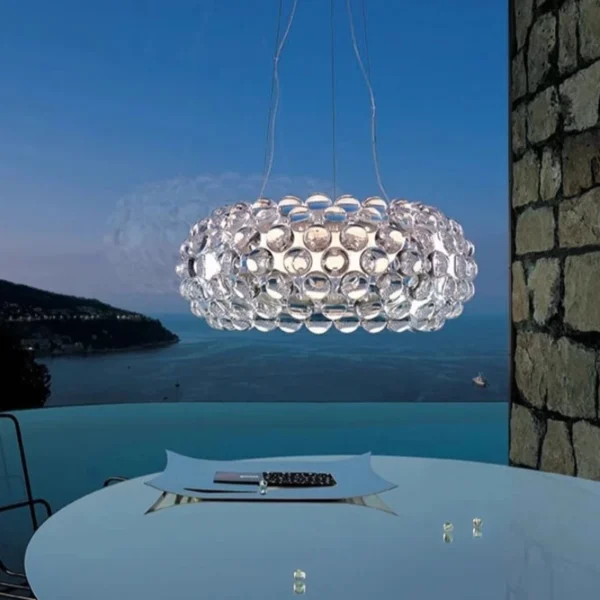 Lustre Design Italiano Acrílico Patrícia Urquiola - Caboche (com Eliana Gerotto) – Réplica Chinesa