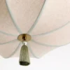 Luminárias De Sobrepor Tecido Estética Retro Francesa