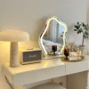 kf-Sbefdf1baae9243f5a64b707b6aa3f7d5e Abajur de Pedra Natural e Vidro Branca Para Mesa Salas e Quartos