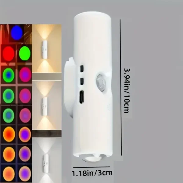kf-Sd4c3f1bf01e94f04834ef9ef35ea936dD Arandela Moderna Sem Fio Com Sensor Movimento Magnética Para Quartos, Hall de Entrada e Lavabos