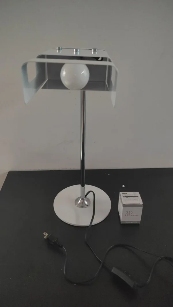 kf-Sda93d8e4f0e747a38a84220ac74028682 Luminária de Mesa Branca Design Italiano joe colombo → Spider – Réplica Chinesa