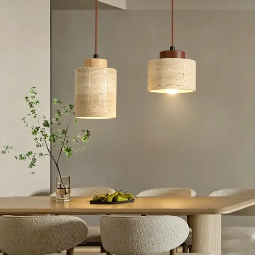 kf-Sdb6e9a2c7dcb481cba9c1b03a4bcb044Y Pendente Estilo Japonês Wabi-Sabi Acabamento Natural Para Mesa Jantar e Bancada de Cozinhas e Lavabos