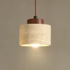 kf-Sdb6e9a2c7dcb481cba9c1b03a4bcb044Y Pendente Estilo Japonês Wabi-Sabi Acabamento Natural Para Mesa Jantar e Bancada de Cozinhas e Lavabos