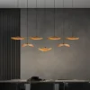 Lustre Artesanal Escultural Madeira Artesanal Formas Orgânicas Para Salas e Mesa de Jantar